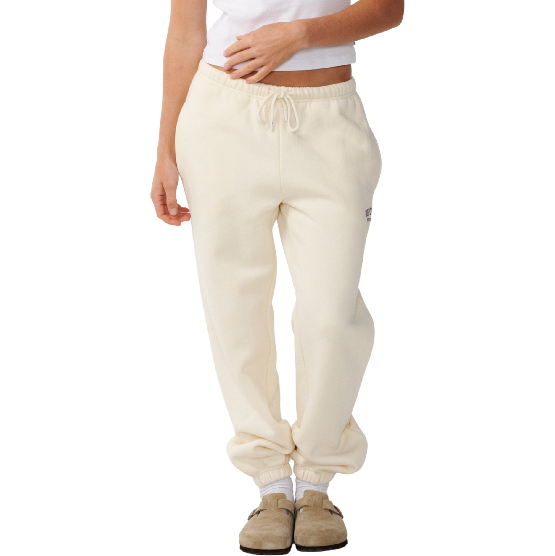 2026 Rip Curl Womens Varsity Sports Track Pant 073WPA - Bone